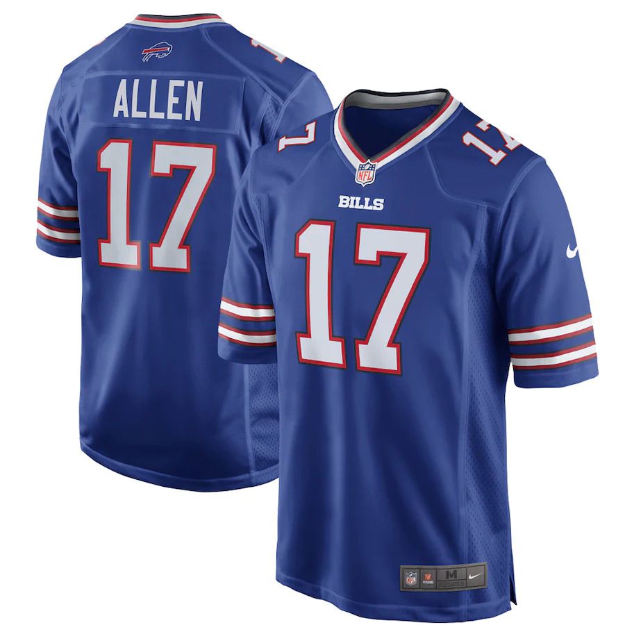 Men Buffalo Bills #17 Josh Allen Nike Royal Game Player NFL Jersey->carolina panthers->NFL Jersey